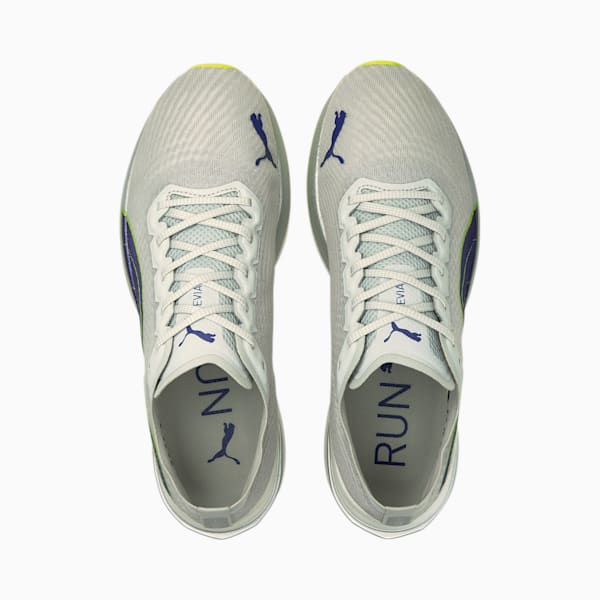 Tenis para correr Hombre Deviate Nitro, Gray Violet-Yellow Alert, extralarge