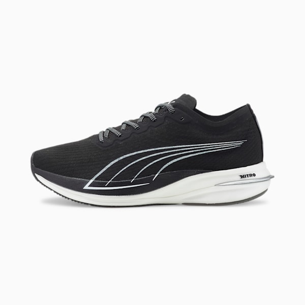 Tenis para correr Hombre Deviate Nitro, Puma Black-Puma White, extralarge