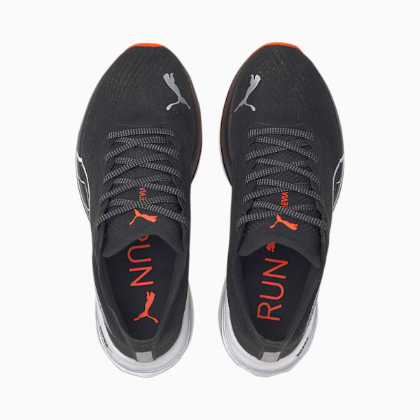 Deviate Nitro Women's Running Shoes, Puma Black-Lava Blast, extralarge-IND