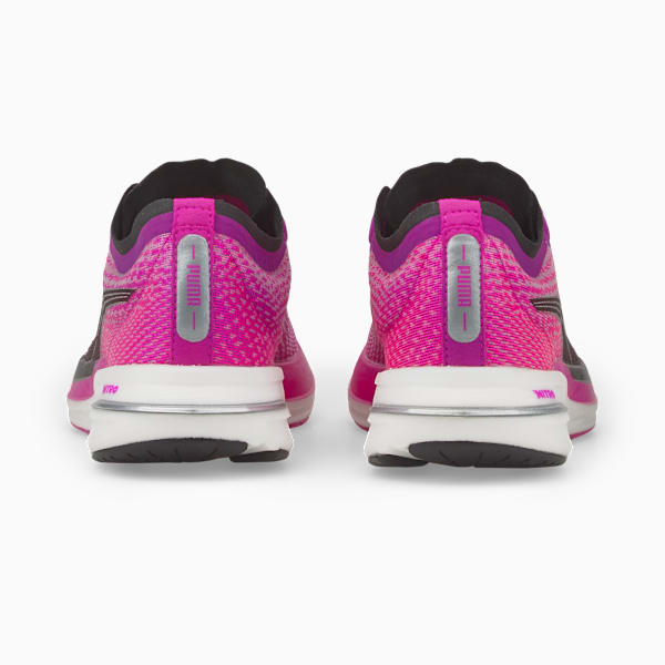 Deviate NITRO Women's Running Shoes, Deep Orchid-Puma Black-Metallic Silver, extralarge