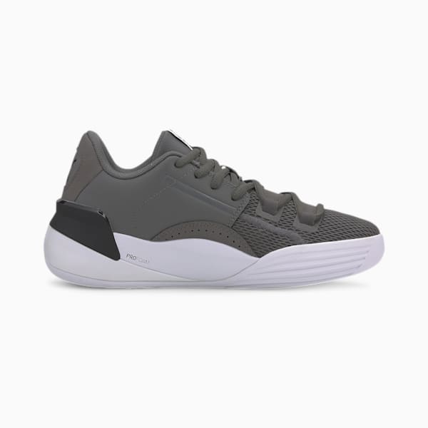 Clyde Hardwood Team Basketball Shoes JR, CASTLEROCK-Puma Black, extralarge
