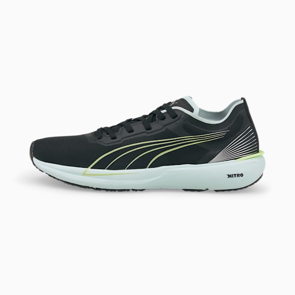 Liberate NITRO Women's Running Shoes, Puma Black-Nitro Blue, extralarge-GBR