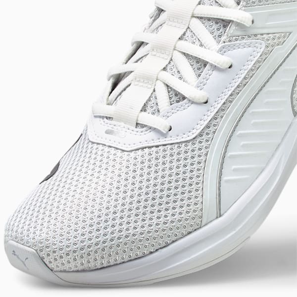 Tenis Scorch Runner, Puma White-Metallic Silver, extralarge