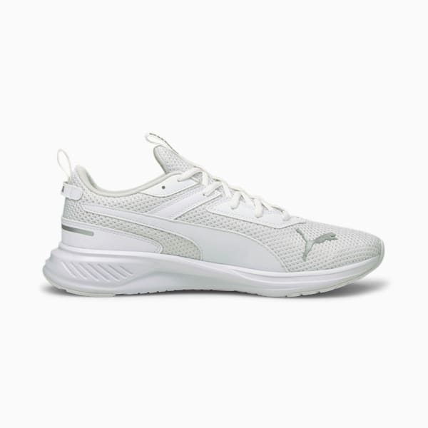 Scorch Runner Men's Running Shoes, Puma White-Metallic Silver, extralarge