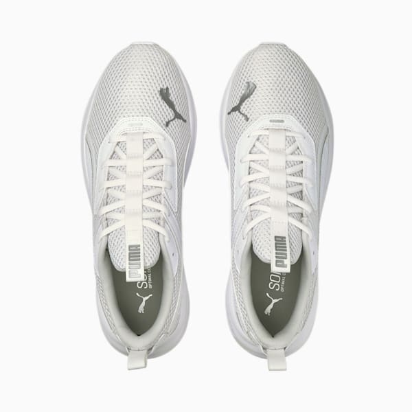 Tenis Scorch Runner, Puma White-Metallic Silver, extralarge