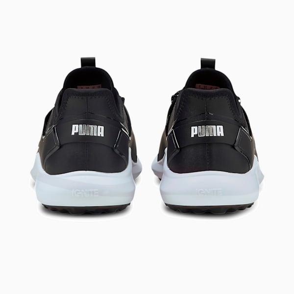 ゴルフ イグナイト FASTEN8 プロ スパイクレス シューズ, Puma Black-Puma Silver-Puma Black, extralarge-JPN