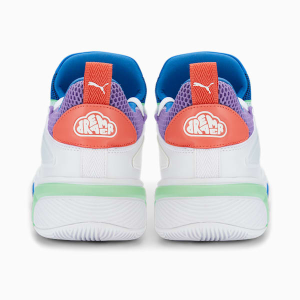 Dreamer 3 Unisex Basketball Shoes, Puma White-Spring Bouquet, extralarge-IND