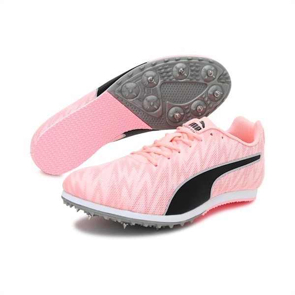 evoSPEED Star 7 Unisex Running Shoes, Elektro Peach-Puma Black-Puma Silver, extralarge-IND