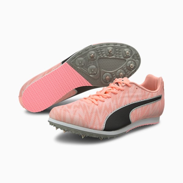 evoSPEED Star 7 Unisex Running Shoes, Elektro Peach-Puma Black-Puma Silver, extralarge-IND