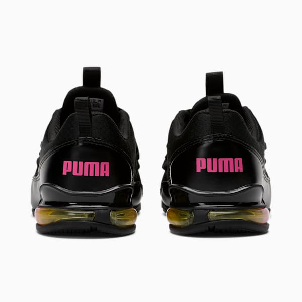 Zapatos deportivos Riaze Prowl Rainbow para mujer, Puma Black-Luminous Pink