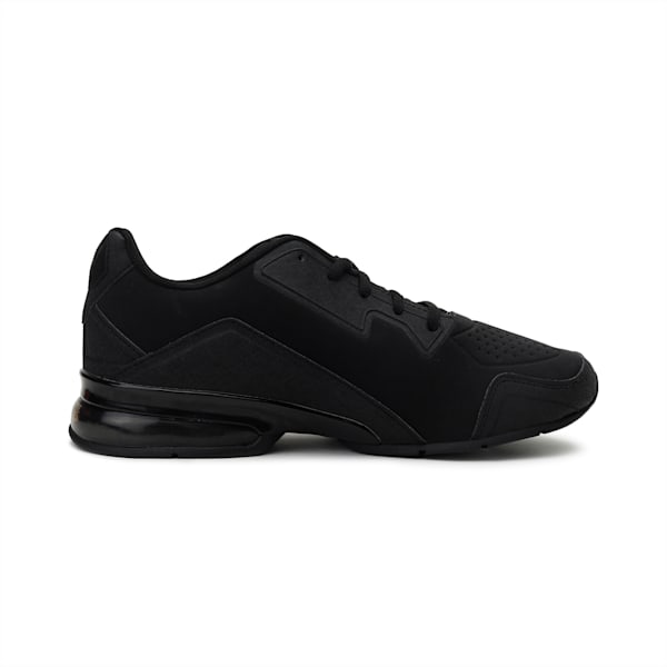 Leader VT Tech Running Shoes, Puma Black-Puma White, extralarge-IND