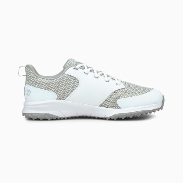 Grip Fusion Sport 3.0 Men's Golf Shoes, Puma White-Puma Silver-Quarry