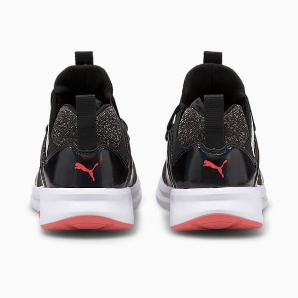 Enzo 2 Sparkle Sneakers JR, Puma Black-Sun Kissed Coral, extralarge