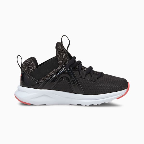 Enzo 2 Sparkle Little Kids' Shoes, Puma Black-Sun Kissed Coral, extralarge