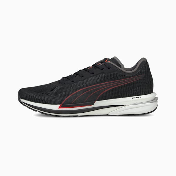 ベロシティ ニトロ ランニングシューズ, Puma Black-Lava Blast, extralarge-JPN