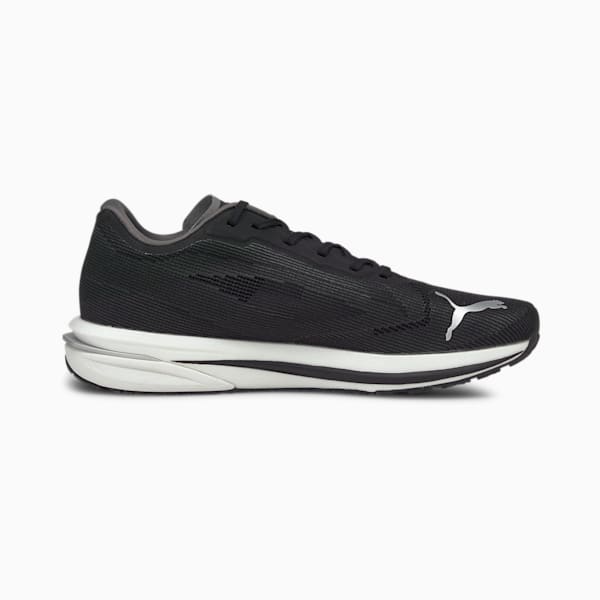 Velocity Nitro Men's Running Shoes, Puma Black-Lava Blast