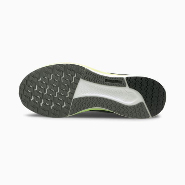 Velocity NITRO Men's Running Shoes, CASTLEROCK-Puma Black-Green Glare, extralarge