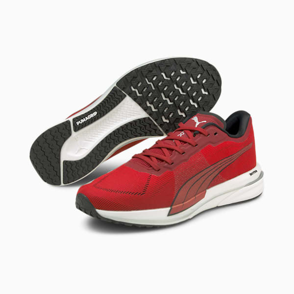 Velocity Nitro Men's Running Shoes, Intense Red-High Risk Red, extralarge-IND