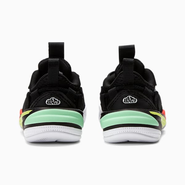 RS-DREAMER Toddler Shoes, Puma Black-Puma White-Limepunch, extralarge