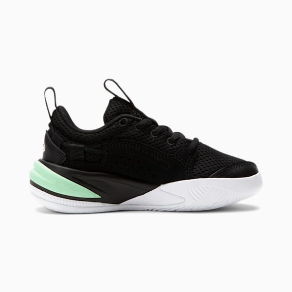 RS-DREAMER Little Kids' Shoes, Puma Black-Puma White-Limepunch, extralarge