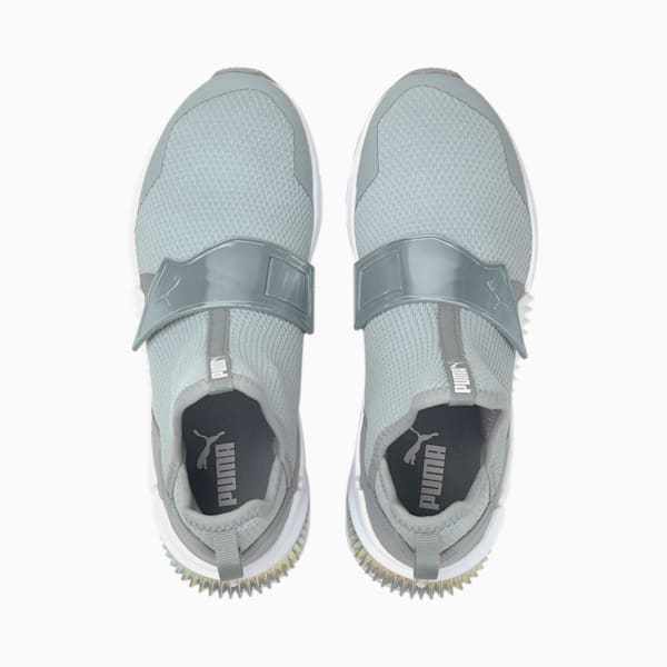 Provoke XT Mid Iridescent Women's Training Shoes, Quarry-Puma White, extralarge