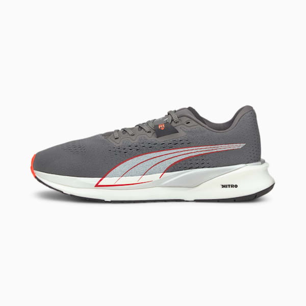 Eternity NITRO Men's Running Shoes, CASTLEROCK-Puma White-Lava Blast