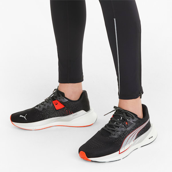 Eternity NITRO Women's Running Shoes, Puma Black-Puma White-Lava Blast, extralarge