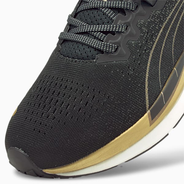 Eternity Nitro Women's Running Shoes, Puma Black-Puma Team Gold, extralarge-IND