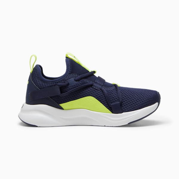 Softride Rift Pop Kid's Walking Shoes, PUMA Navy-Electric Lime, extralarge-IND