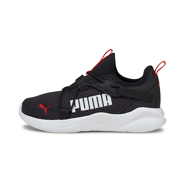 Rift Pop Little Kids' Slip-On Shoes, Puma Black-High Risk Red, extralarge