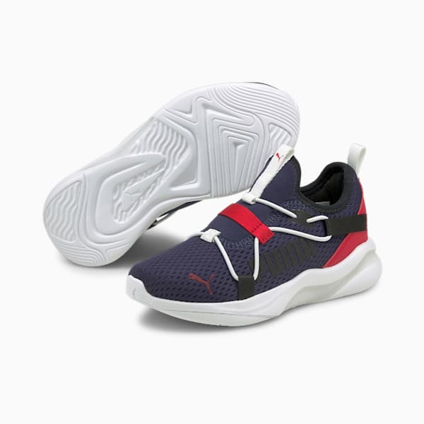 Puma slip ons grey kids on sale