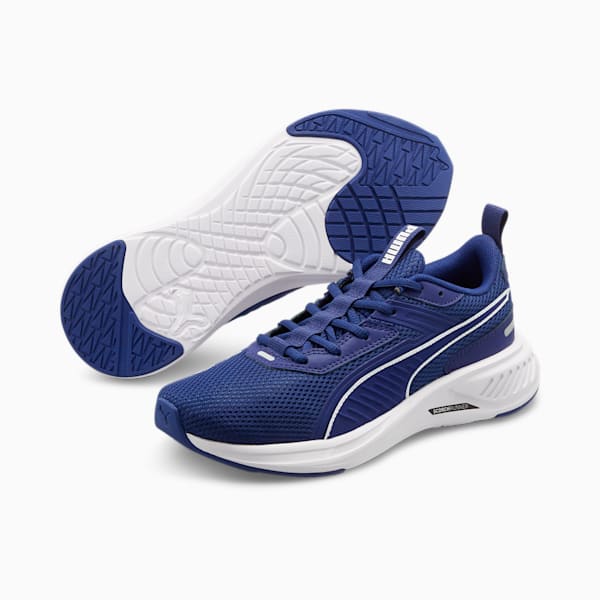 Tenis juveniles Scorch Runner, Elektro Blue-Puma White, extralarge