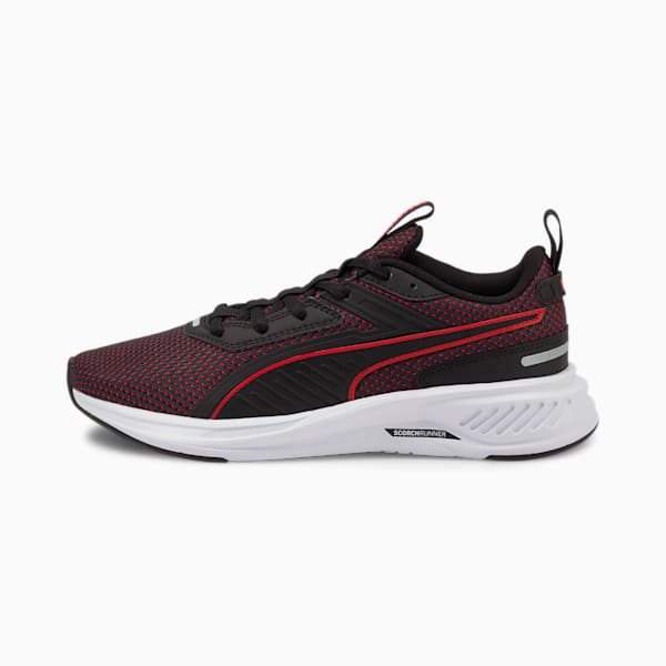 Scorch Runner Kid's Running Shoes, High Risk Red-Puma Black, extralarge-IND