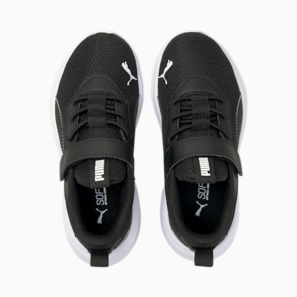 Scorch Runner Little Kids' Running Shoes, Puma Black-Puma White, extralarge
