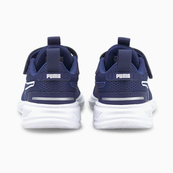 Tenis Scorch Runner para niños, Elektro Blue-Puma White, extralarge