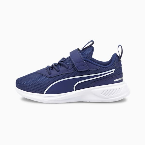 Scorch Runner Little Kids' Running Shoes, Elektro Blue-Puma White, extralarge