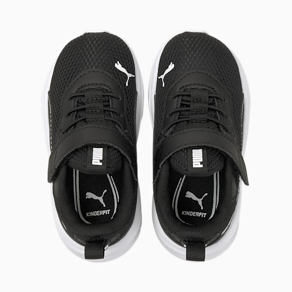 Tenis Scorch Runner para bebés, Puma Black-Puma White, extralarge