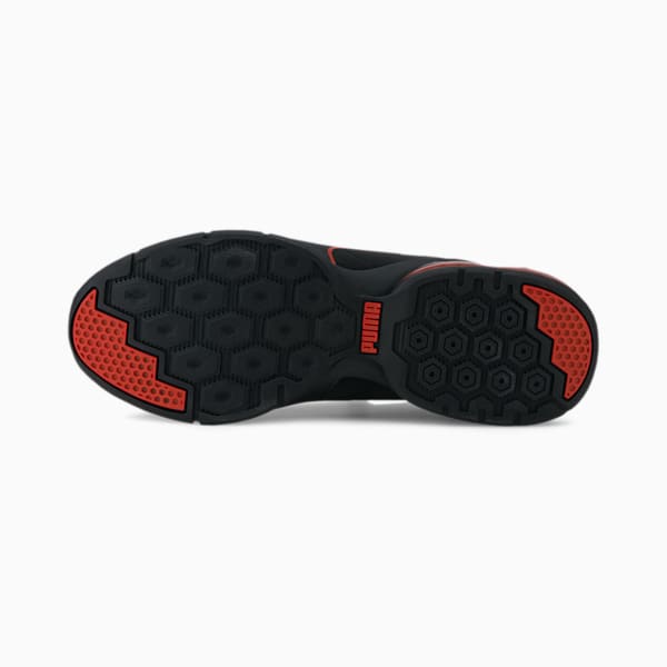 CELL Valiant Wide Men's Training Shoes, Puma Black-High Risk Red, extralarge