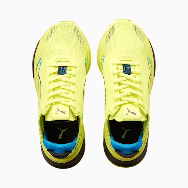 PUMA x FIRST MILE LQDCELL Optic Xtreme Training Shoes JR, Fizzy Yellow-Nrgy Blue-Puma Black, extralarge