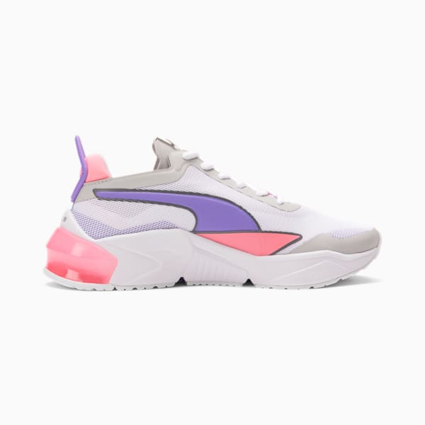 PUMA x FIRST MILE LQDCELL Optic Xtreme Training Shoes JR, Puma White-Luminous Purple-Luminous Peach, extralarge