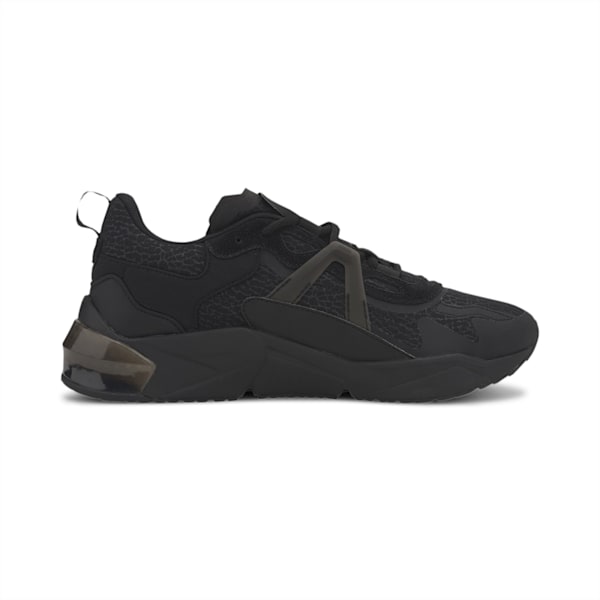 PUMA x FIRST MILE LQDCELL Optic Mono Training Shoes JR, Puma Black-Metallic Silver, extralarge
