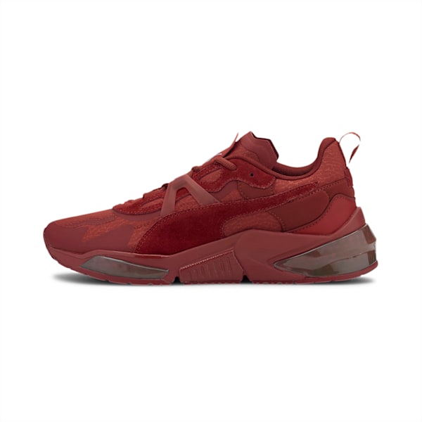 PUMA x FIRST MILE LQDCELL Optic Mono Training Shoes JR, Red Dahlia-Metallic Silver, extralarge