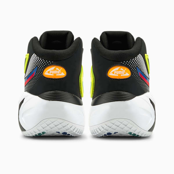 DISC Rebirth Basketball Shoes, Puma Black-Yellow Alert, extralarge