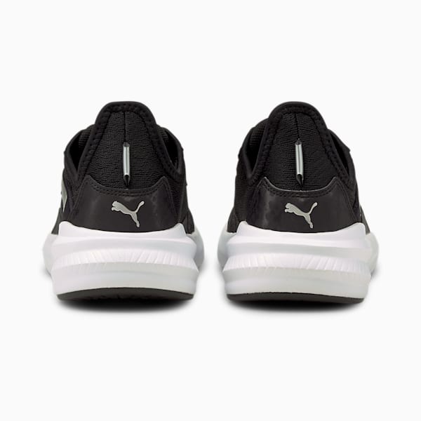 Platinum Untamed Women's Training Shoes, Puma Black-Puma White-Metallic Silver, extralarge