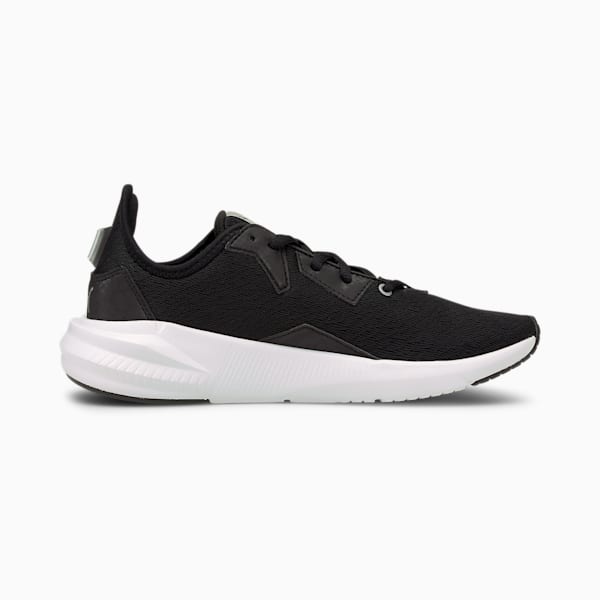 Platinum Untamed Women's Training Shoes, Puma Black-Puma White-Metallic Silver, extralarge