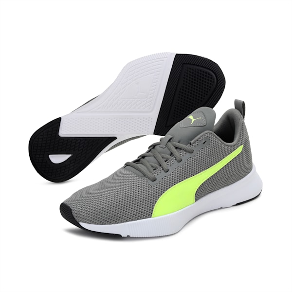 Robust Running Shoes, Ultra Gray-Yellow Alert