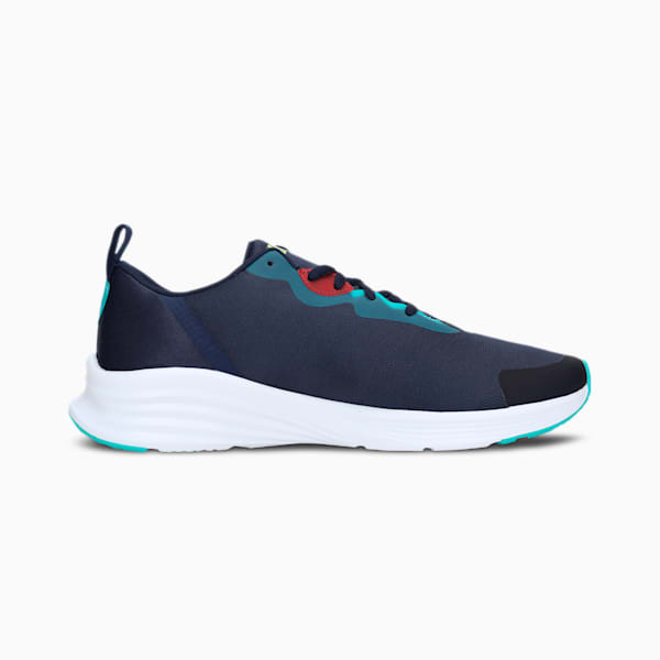 Hybrid Woke Men's Shoes, Peacoat-Nrgy Red-Yellow Alert, extralarge-IND