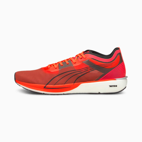リベレイト ニトロ ランニングシューズ, Lava Blast-Puma White, extralarge-JPN