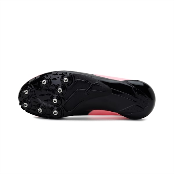 evoSPEED Prep Sprint 2 Unisex Running Spikes, Elektro Peach-Puma Black-Puma Silver, extralarge-IND