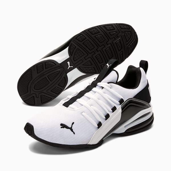 Axelion Break Men's Training Shoes, Puma White-Puma Black, extralarge